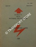 Extracts from Working Instructions for A.C. Electrified Lines 1967 by British Railways